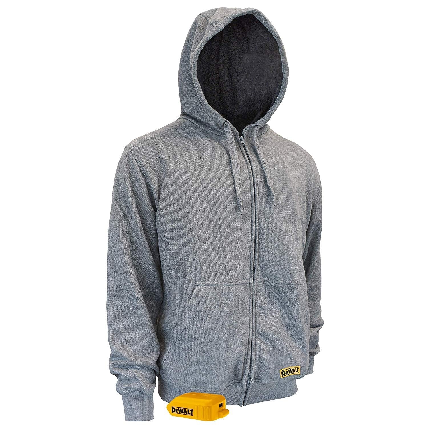 DEWALT DCHJ080B - Heated Hoodie Bare - Heather Gray - Wise Line Tools