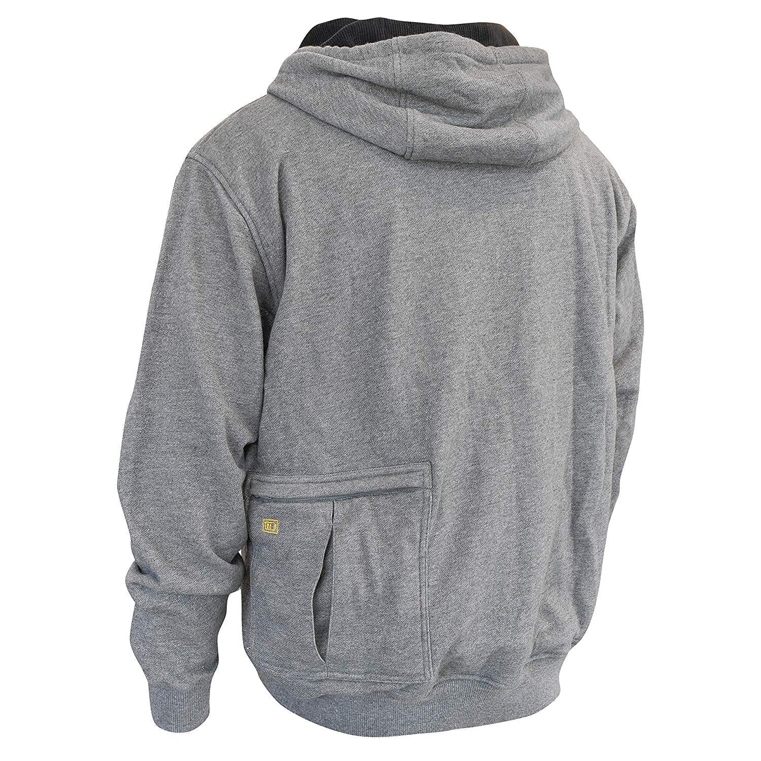 DEWALT DCHJ080B - Heated Hoodie Bare - Heather Gray - Wise Line Tools