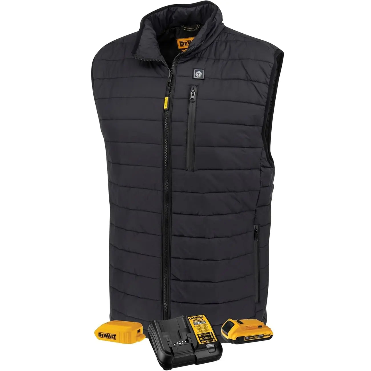 DEWALT DCHV095BD1-XL - Men's Heated Puffer Vest Kit (Extra Large) DEWALT