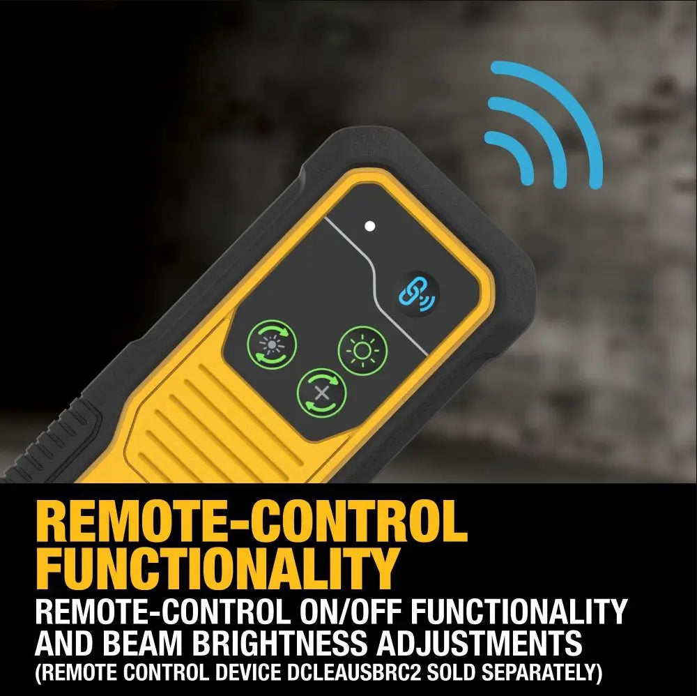 DEWALT DCLE14251GB - USB Rechargeable Green 5 Spot & Cross Line Laser Base Kit DEWALT