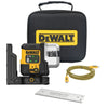 DEWALT DCLE14301GB - USB Rechargeable Green 3 X 180 Degree Line Laser Base Kit
