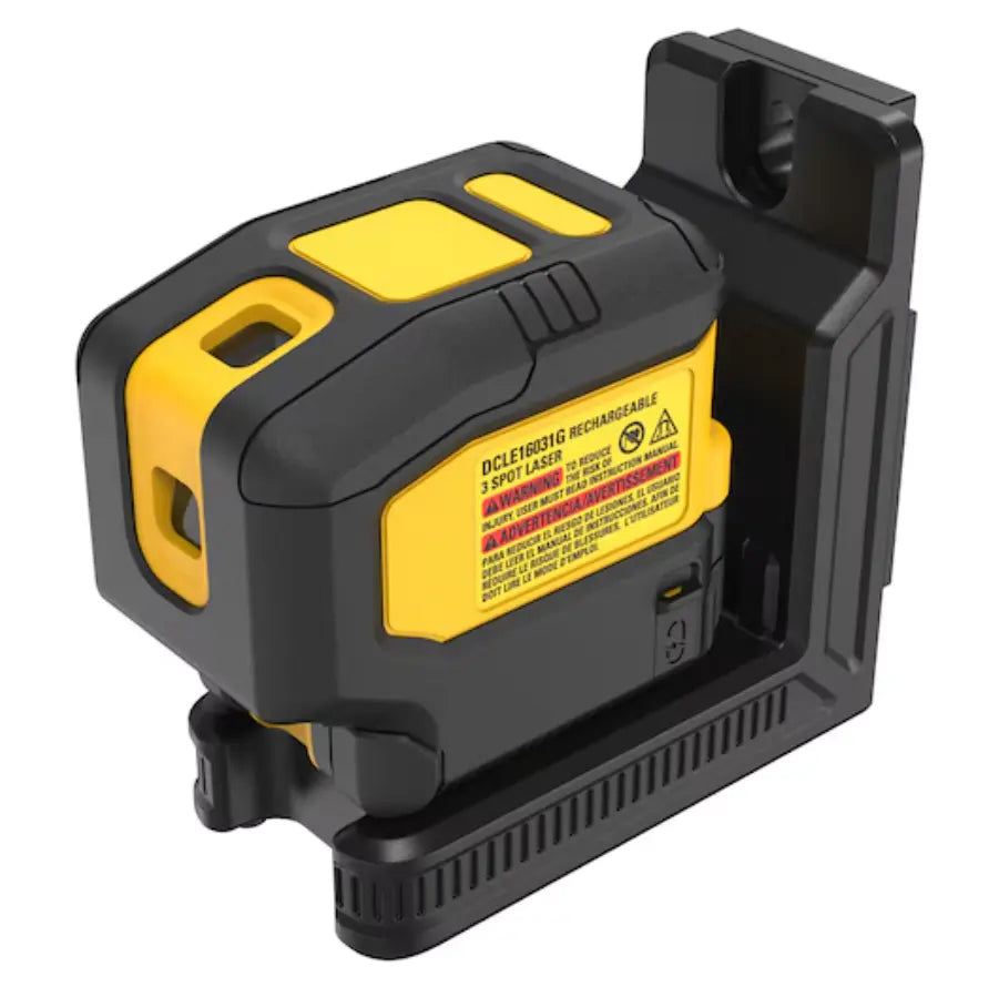 DEWALT DCLE16031GB - USB Rechargeable Green 3 Spot Laser DEWALT