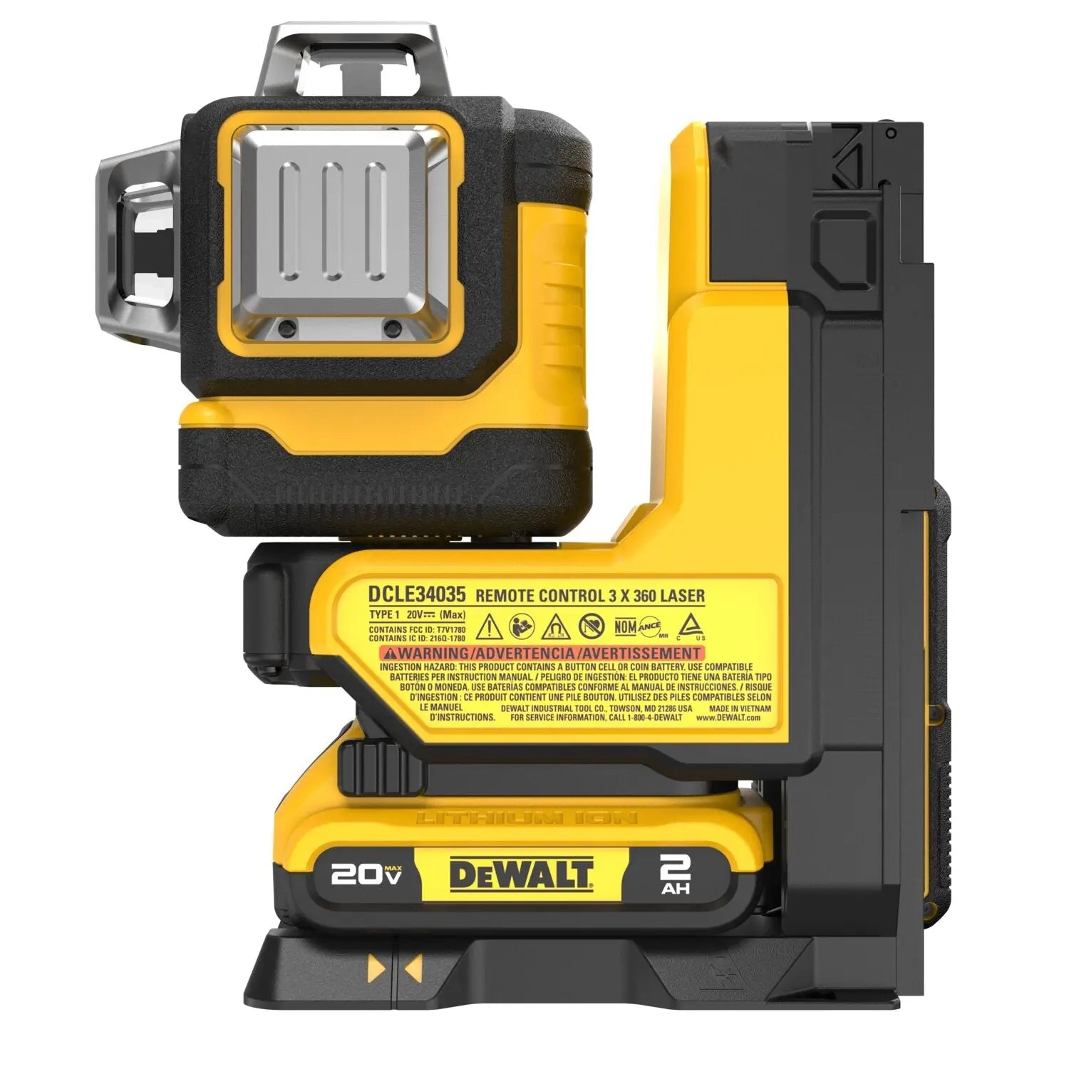 DEWALT DCLE34035D1 - DEWALT 20V MAX XR Remote Control 360 Degree Line Laser Kit DEWALT
