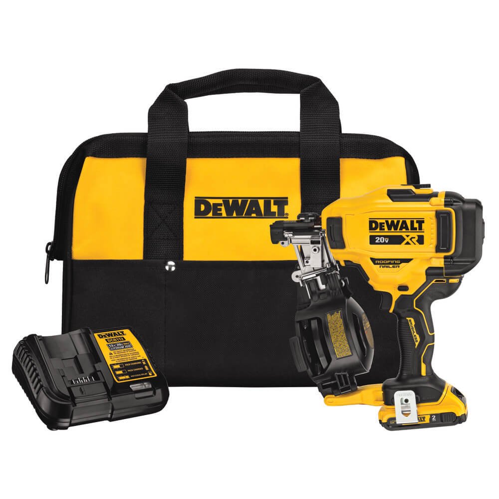 DEWALT DCN45RNB-20V MAX* 15 Degree Cordless Coil Roofing Nailer - Wise Line Tools