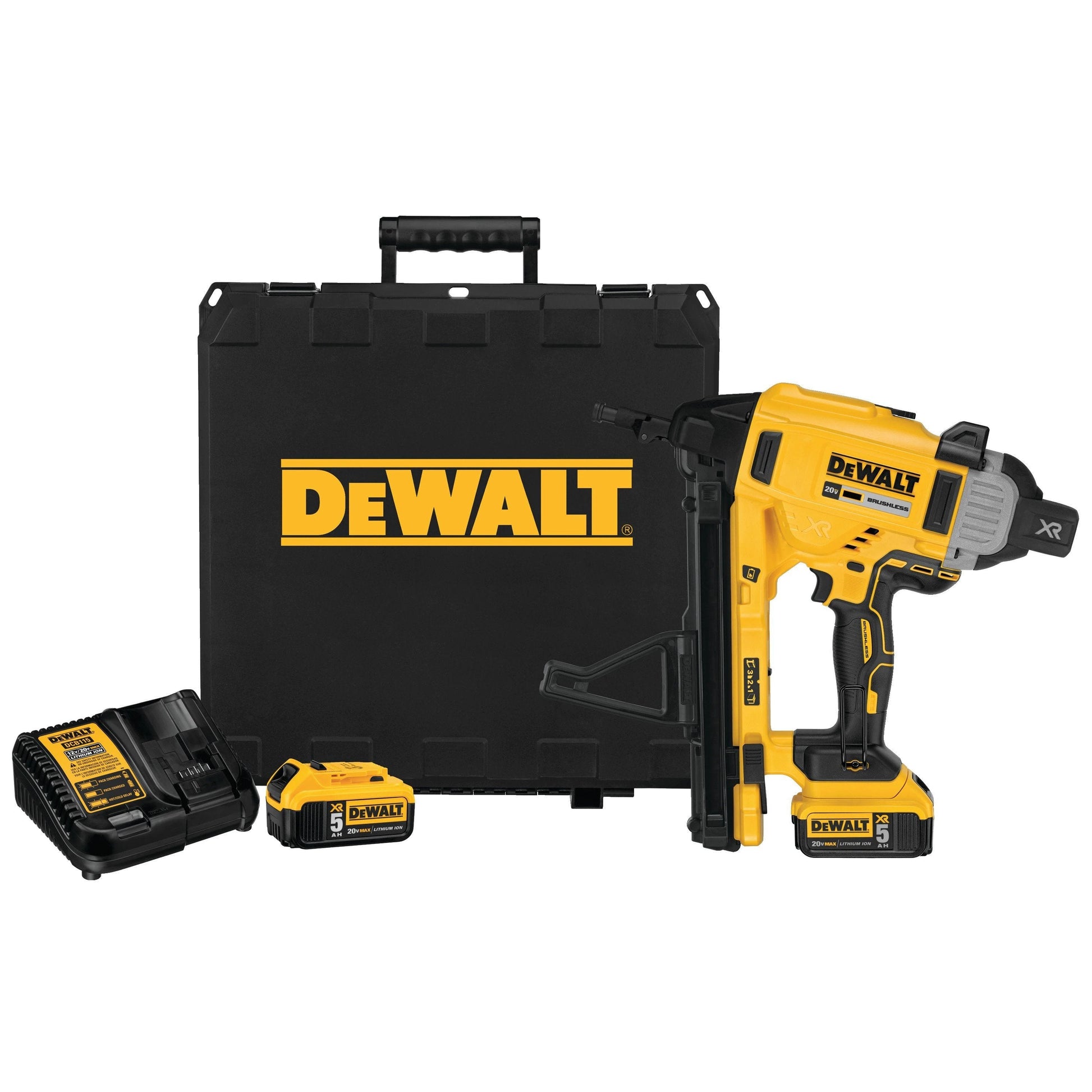 DEWALT DCN891P2-1" Magazine Cordless Concrete Nailer Kit - Wise Line Tools
