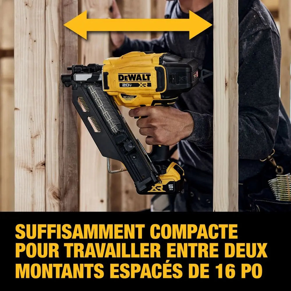 DEWALT DCN930P1  20V MAX XR Li-Ion Brushless Dual Speed Framing Nailer Kit - Wise Line Tools