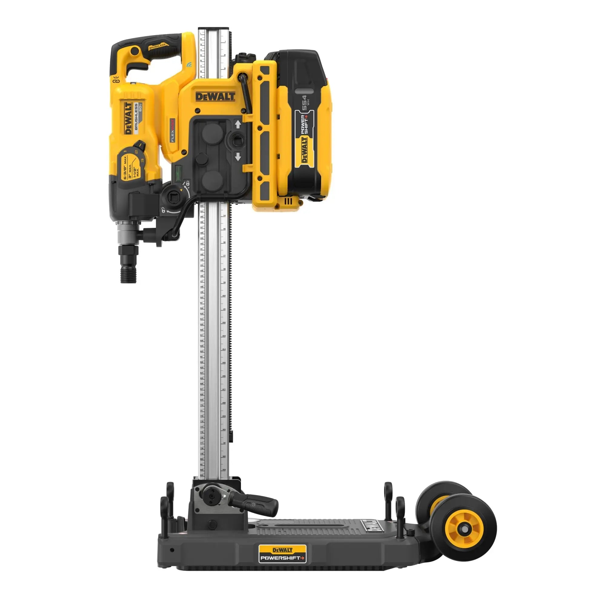 DEWALT DCPS150AG2 - POWERSHIFT  6-3/8 in. Core Drill Stand Kit - Wise Line Tools