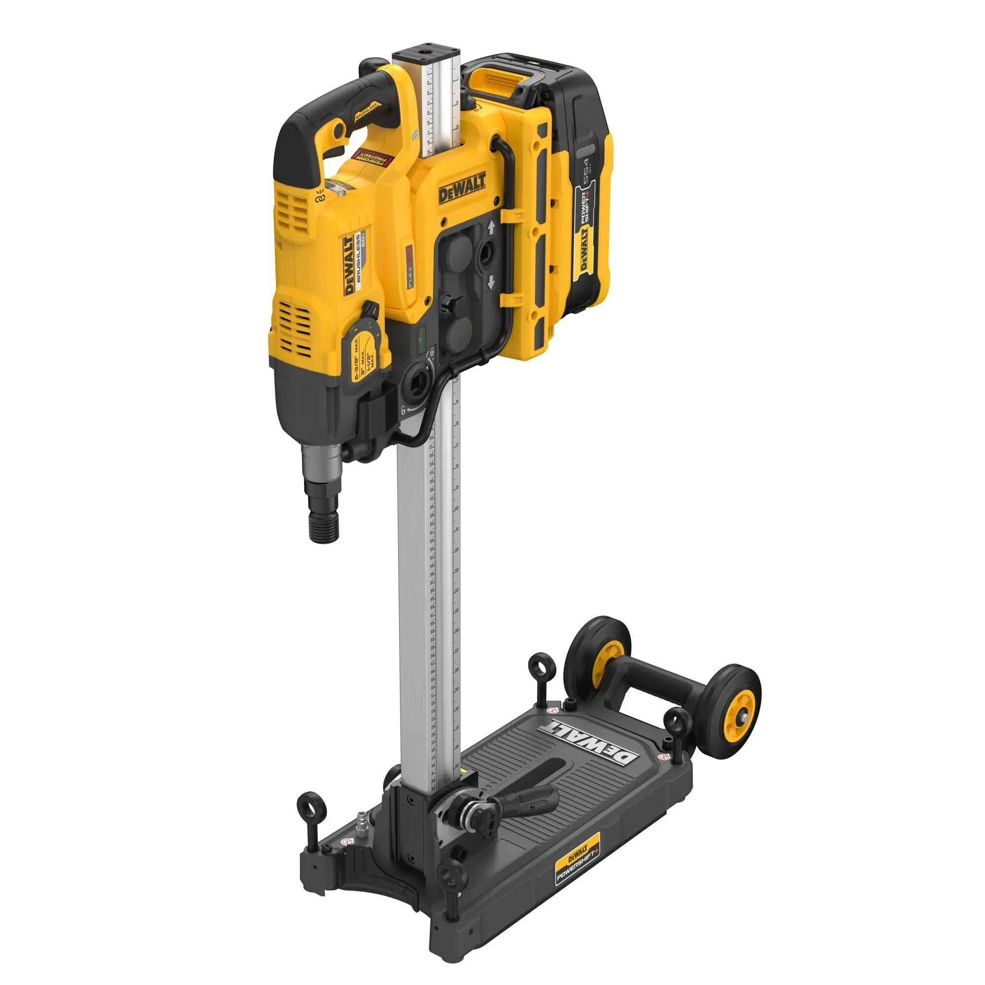 DEWALT DCPS150AG2 - POWERSHIFT  6-3/8 in. Core Drill Stand Kit - Wise Line Tools