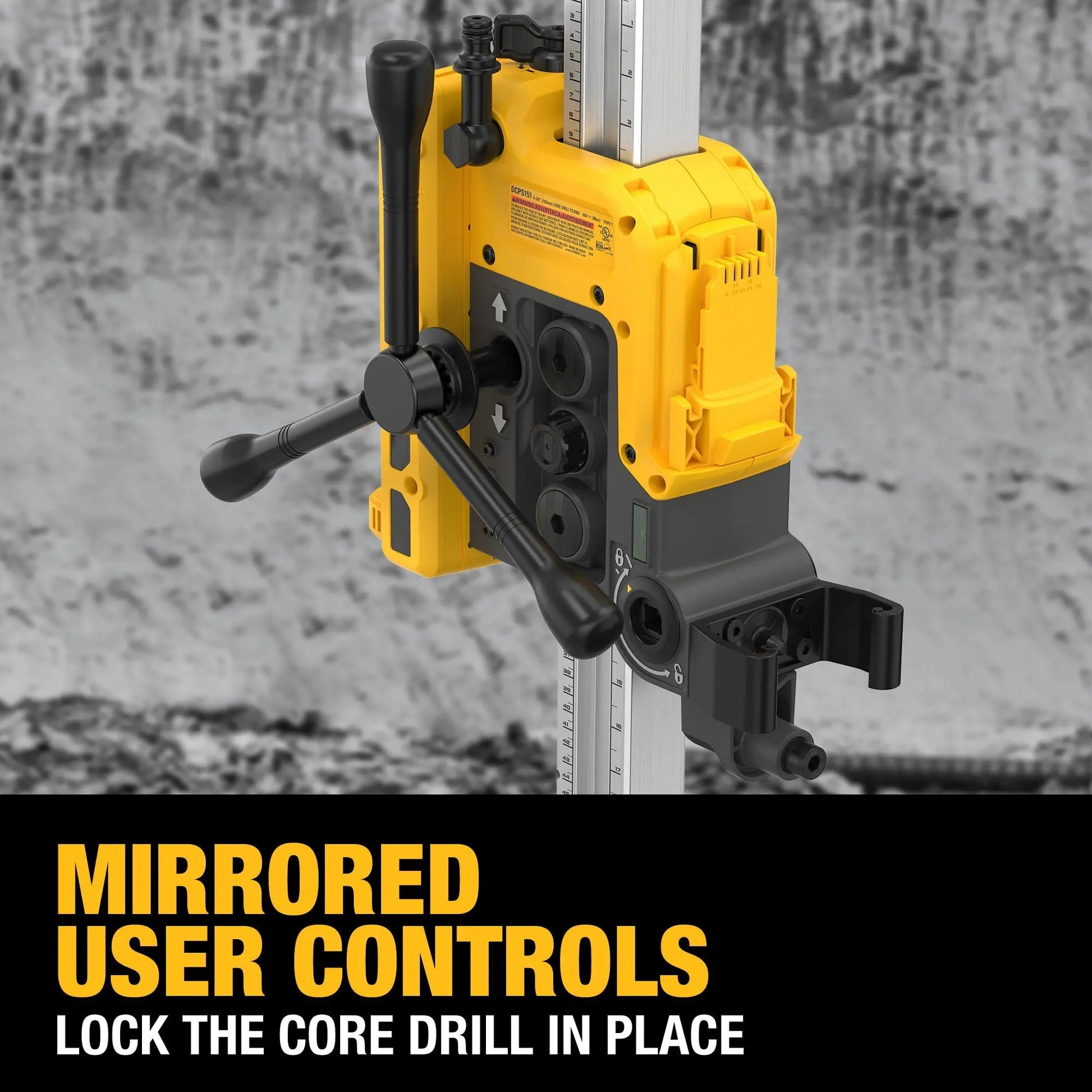 DEWALT DCPS151 - POWERSHIFT  6-3/8 in. Core Drill Stand - Wise Line Tools