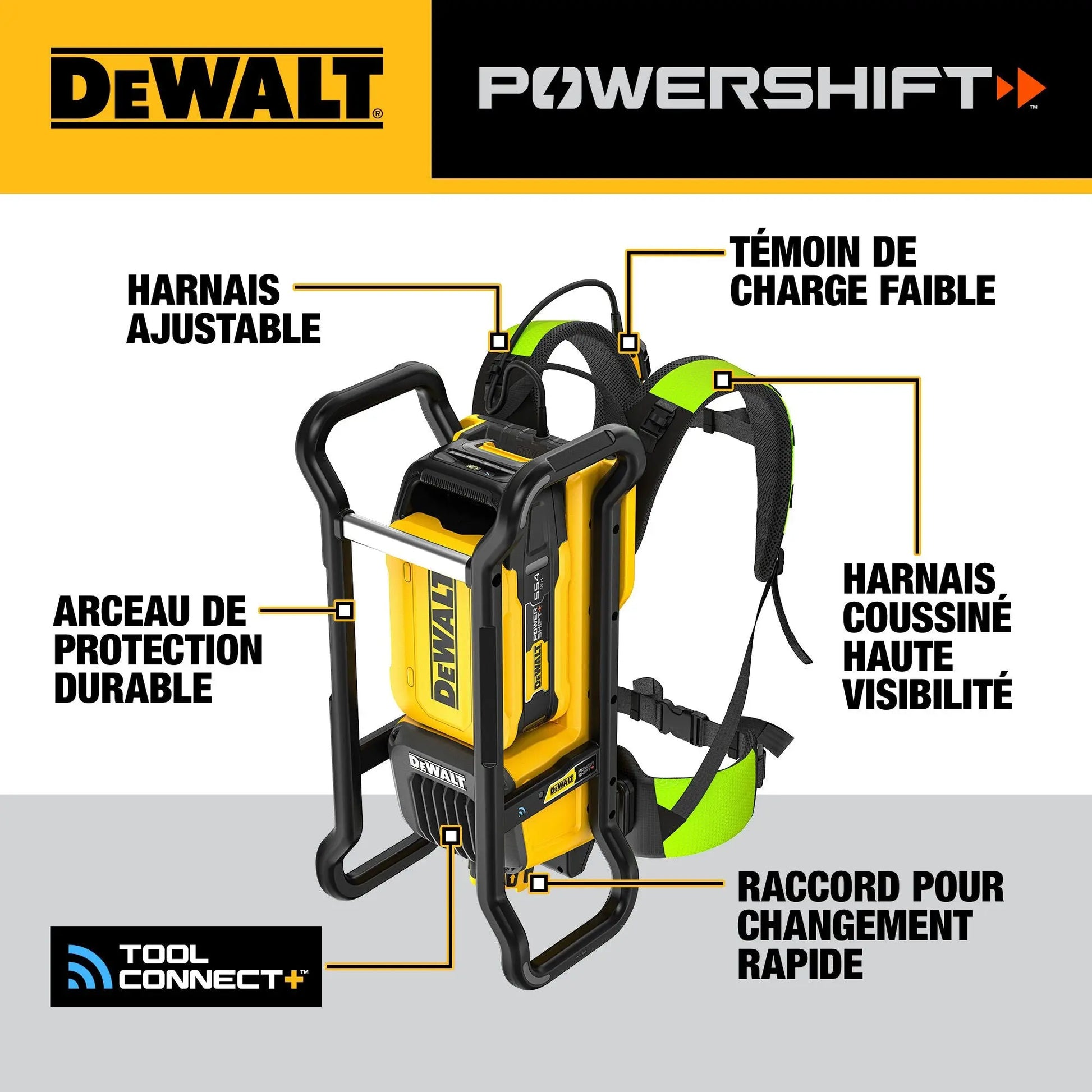 DEWALT DCPS310AG2 - POWERSHIFT Backpack Vibrator Kit - Wise Line Tools