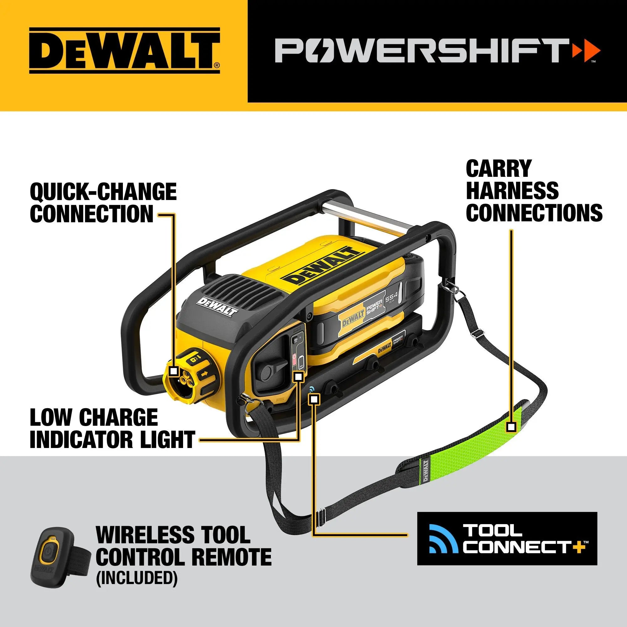 DEWALT DCPS320AG2 - POWERSHIFT Vibrator Kit - Wise Line Tools