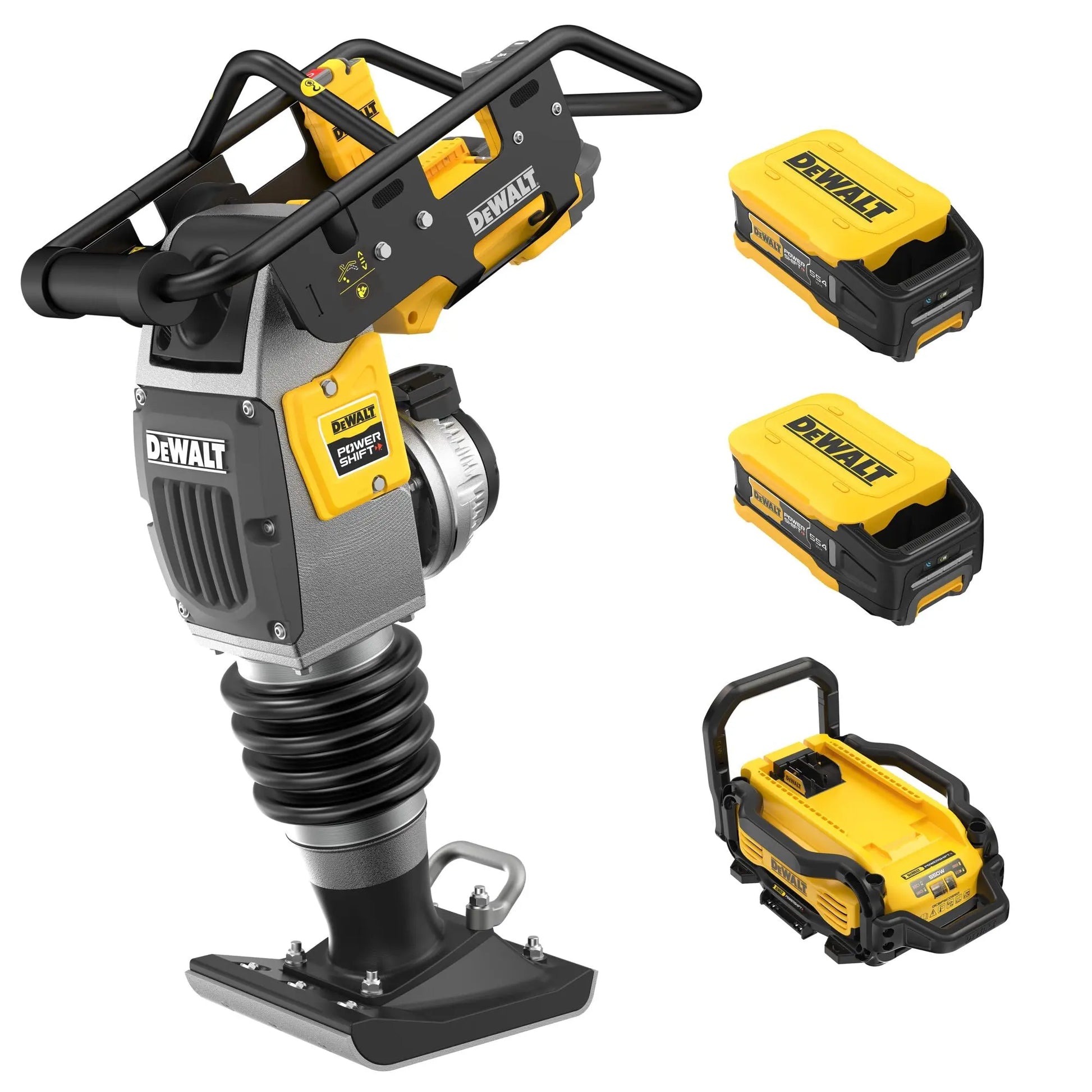 DEWALT DCPS660AG2 - POWERSHIFT 60Kg Class Rammer Kit - Wise Line Tools