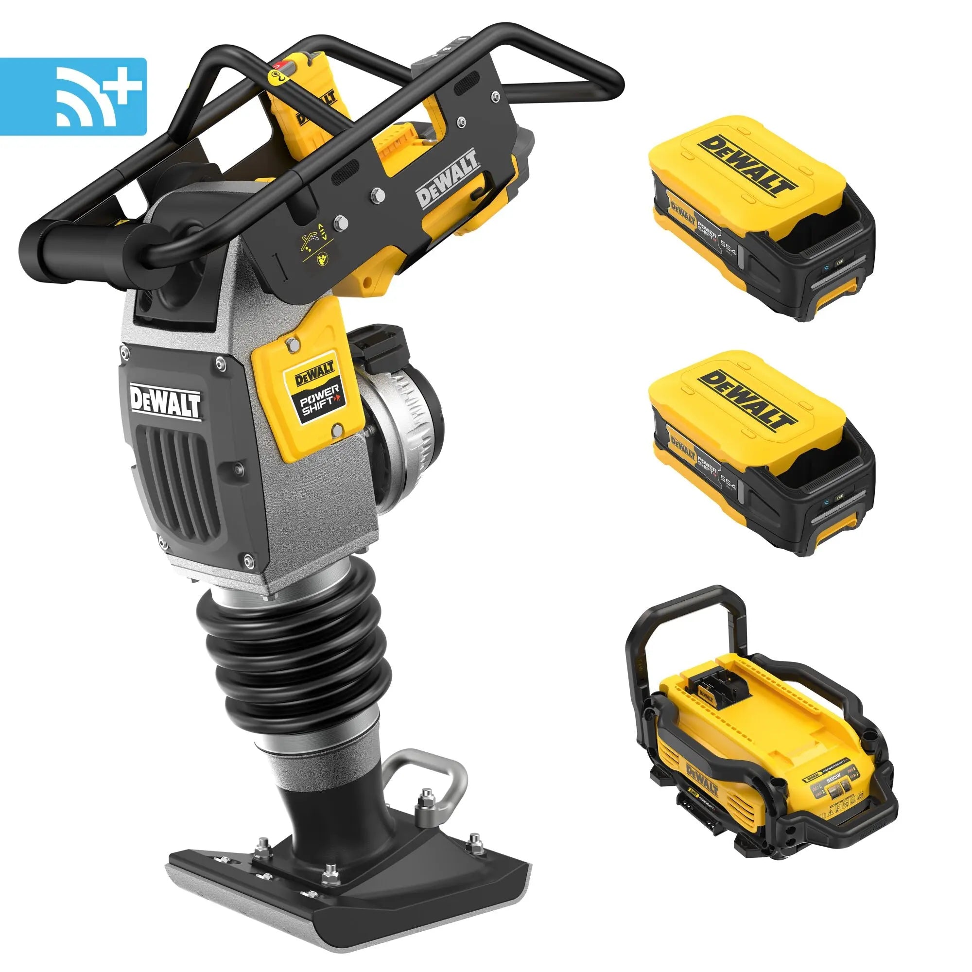 DEWALT DCPS660AG2 - POWERSHIFT 60Kg Class Rammer Kit - Wise Line Tools