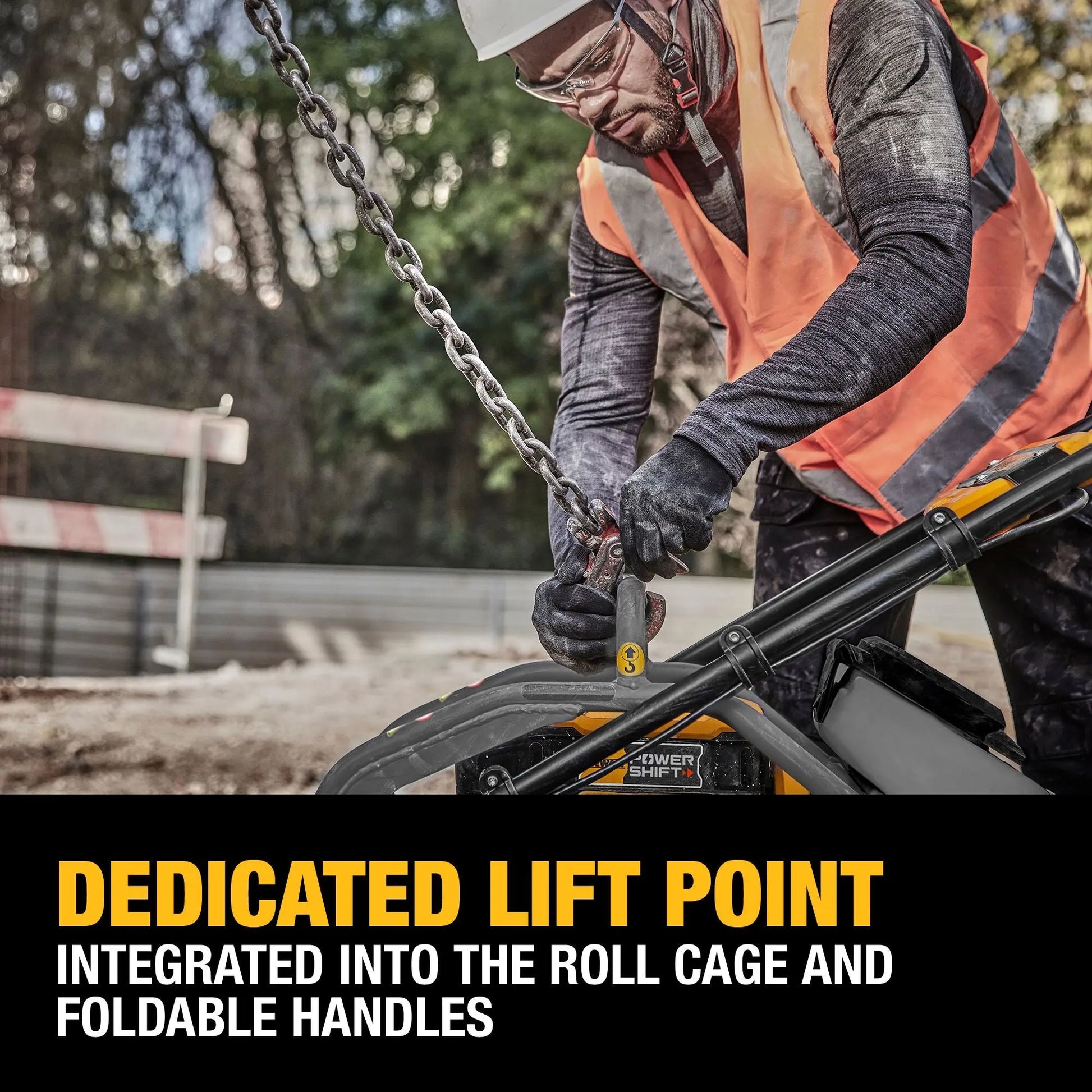 DEWALT DCPS7154AG2 - POWERSHIFT Forward Plate Compactor Kit - Wise Line Tools