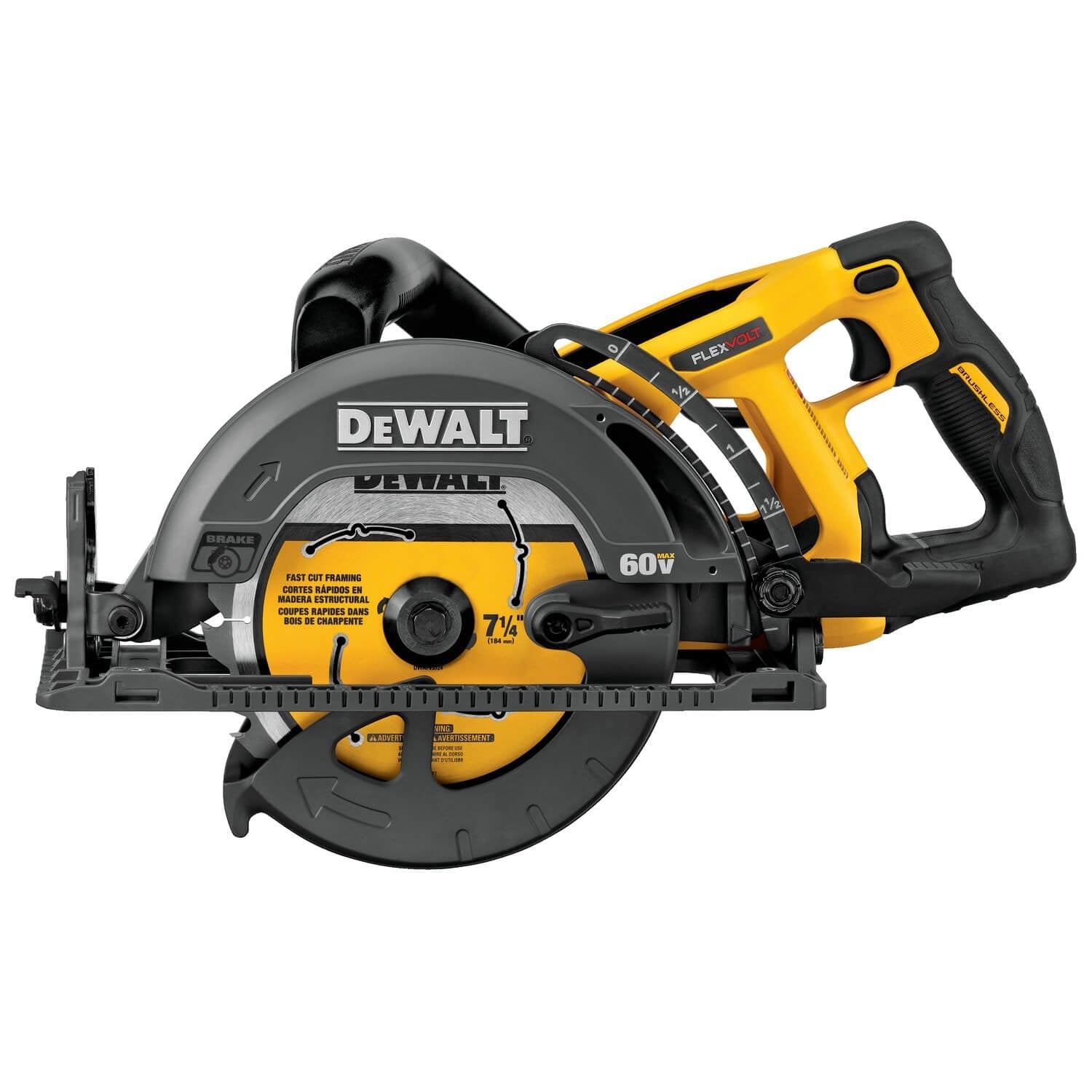 DEWALT DCS577B-FLEXVOLT 60V MAX* Circular Saw For Framing, 7-1/4-Inch, Tool Only - Wise Line Tools