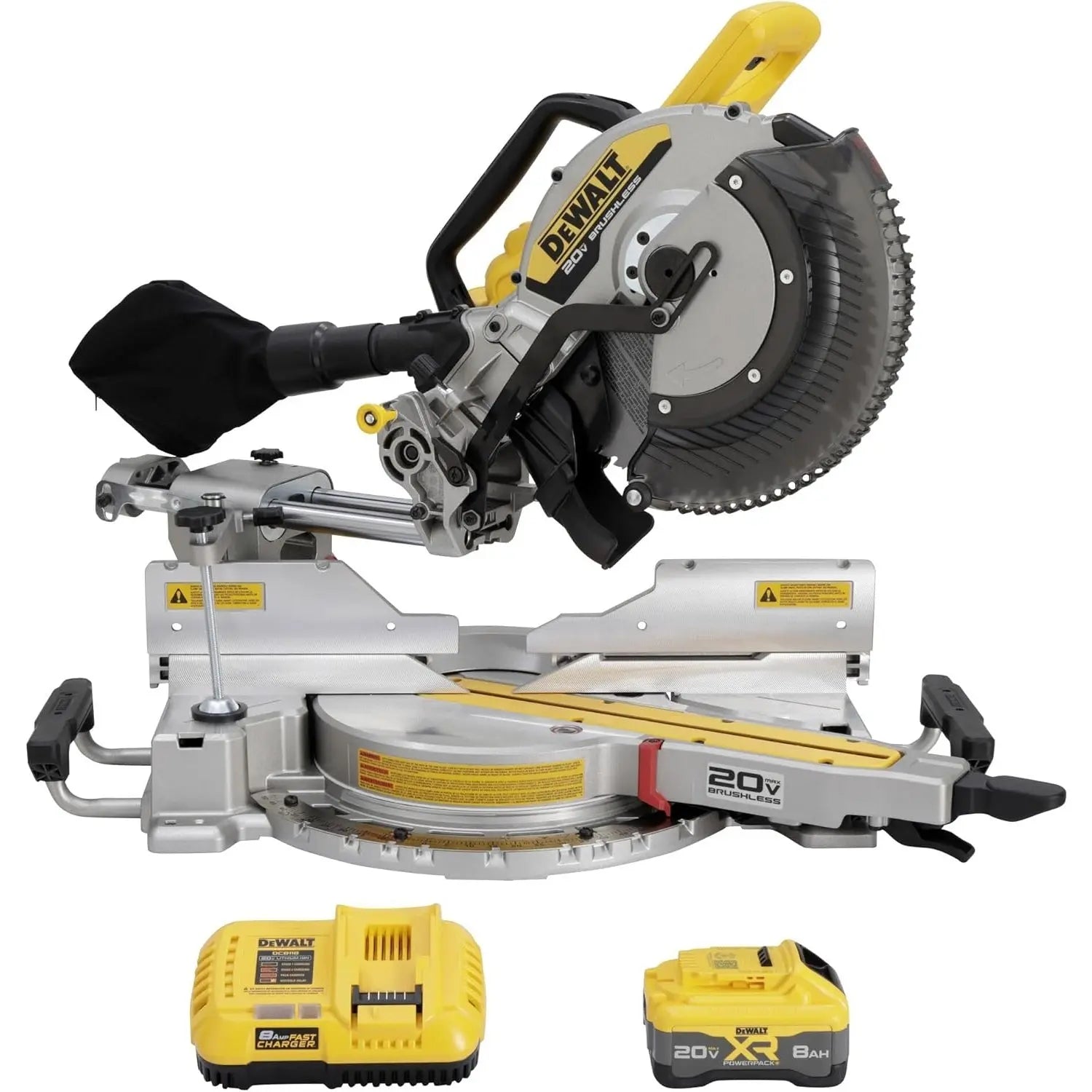 DEWALT DCS785WW1 - 20V XR 12" Dual Bevel Sliding Miter Saw - Kit DEWALT