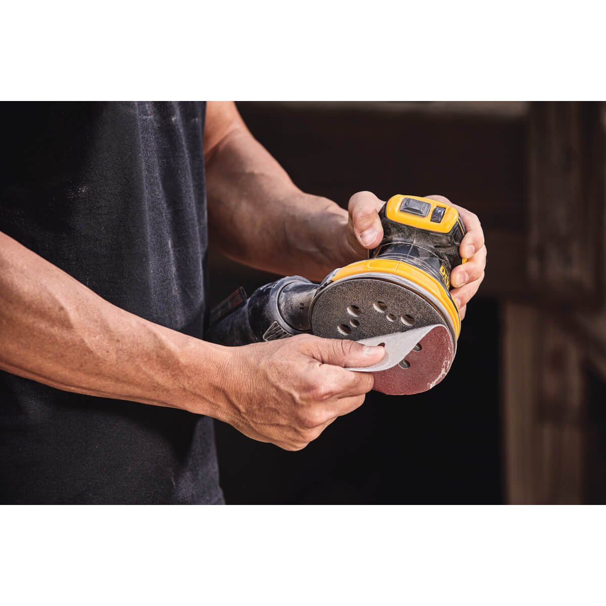 DEWALT DCW210B-20V MAX* XR 5 in Brushless Cordless Variable-Speed Random Orbital Sander (Tool Only) - Wise Line Tools