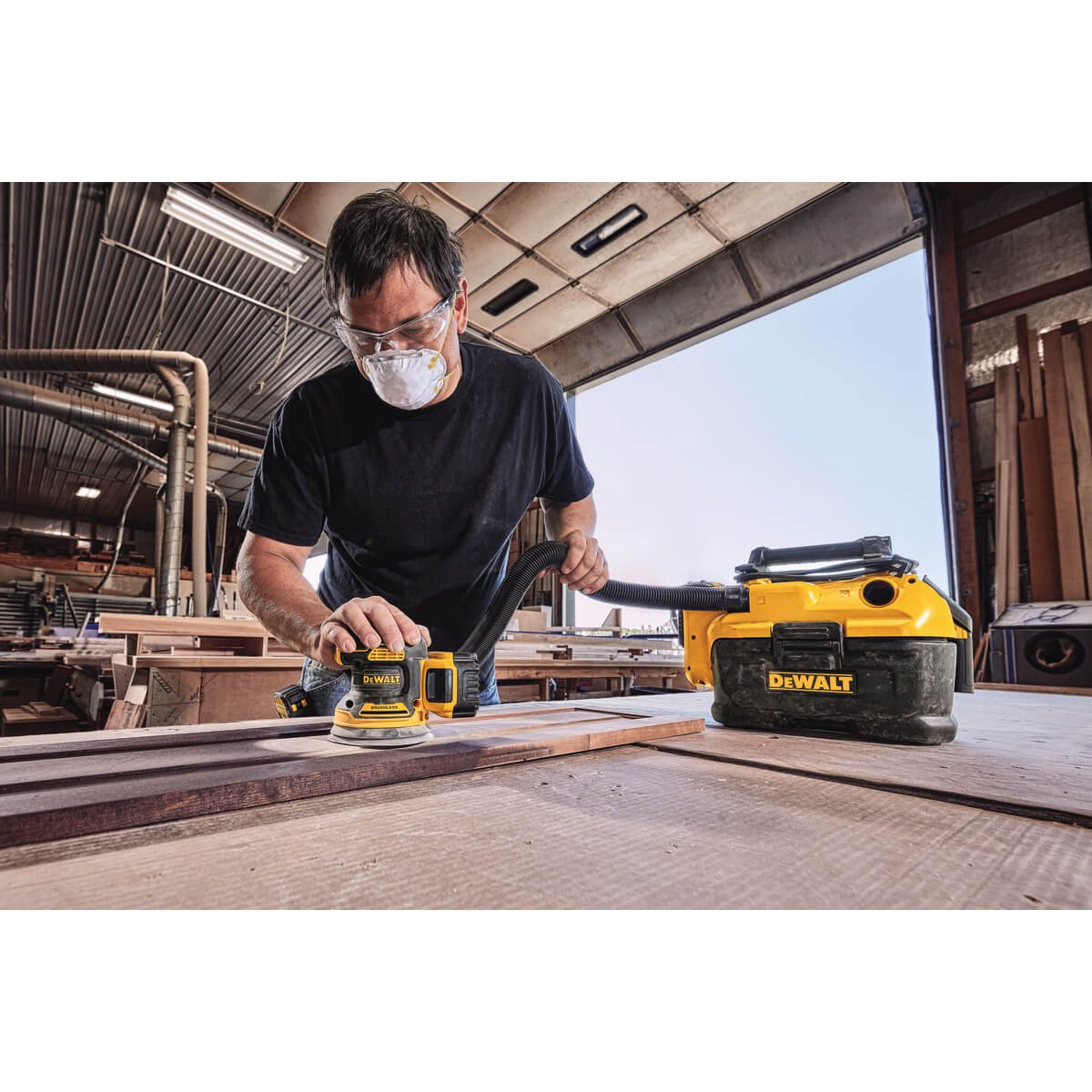 DEWALT DCW210B-20V MAX* XR 5 in Brushless Cordless Variable-Speed Random Orbital Sander (Tool Only) - Wise Line Tools