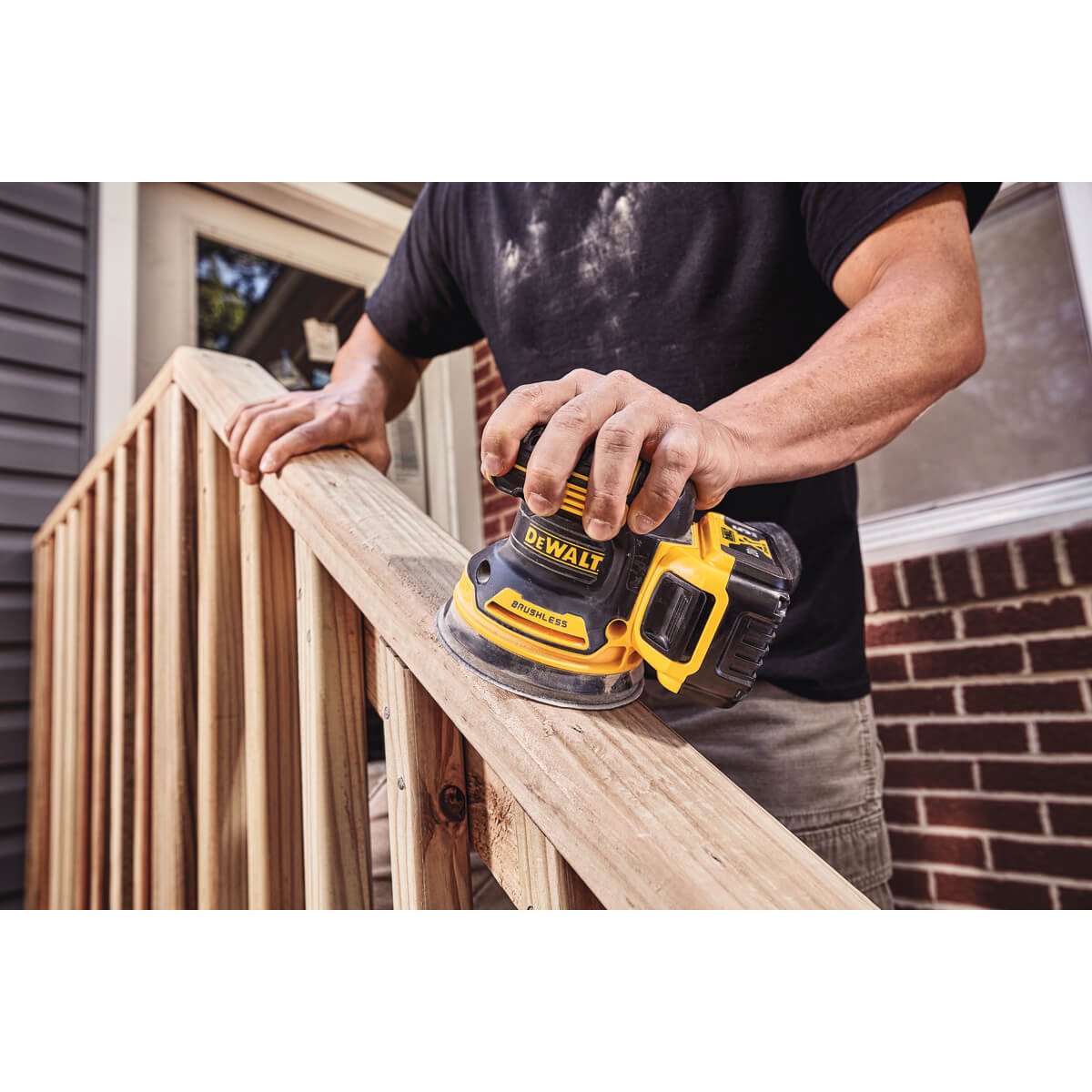 DEWALT DCW210B-20V MAX* XR 5 in Brushless Cordless Variable-Speed Random Orbital Sander (Tool Only) - Wise Line Tools