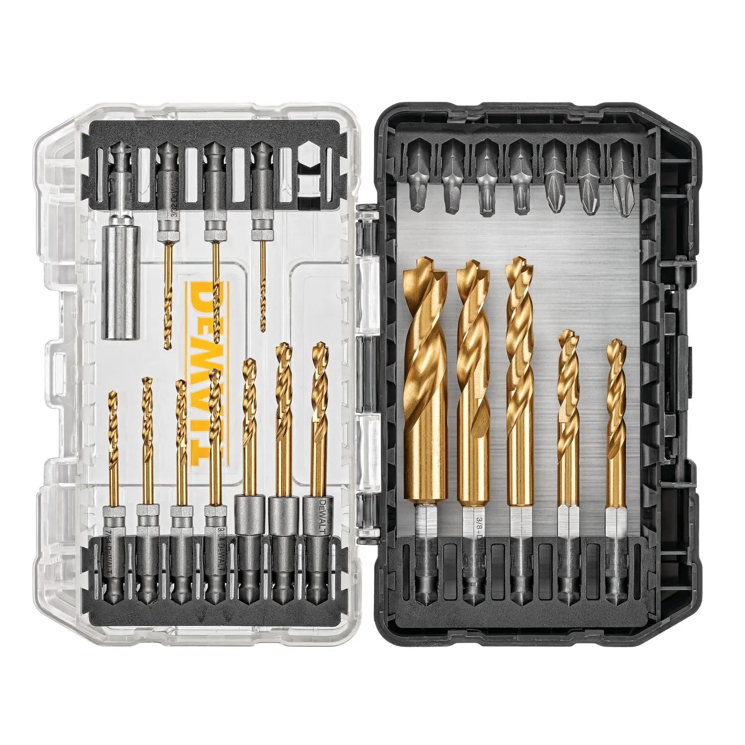 DEWALT DD5165-IMPACT READY 23Pc Hex Titanium Nitride Coating Drill Bits Set - Wise Line Tools