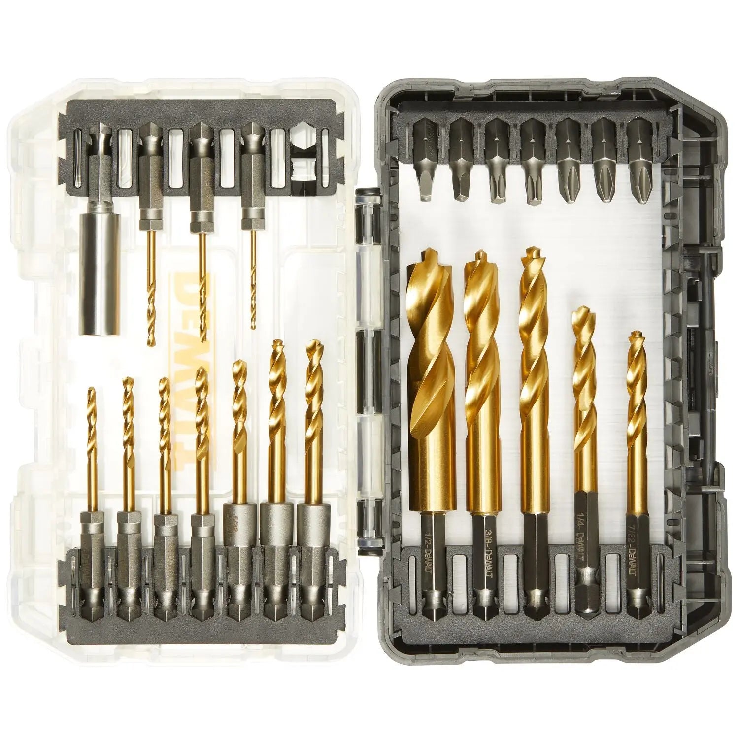 DEWALT DD5165-IMPACT READY 23Pc Hex Titanium Nitride Coating Drill Bits Set - Wise Line Tools