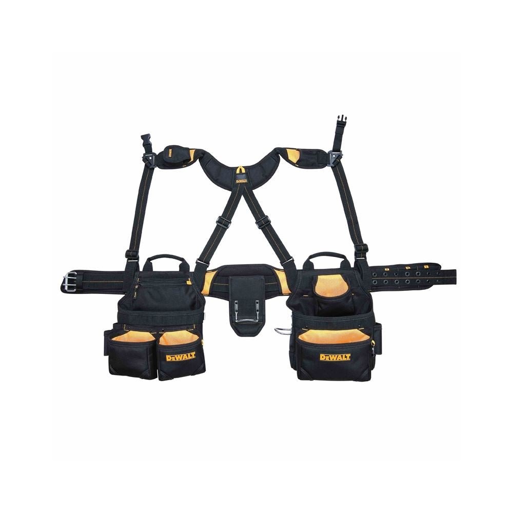 DEWALT DG5617 20-Pocket Pro Framer's Combo Apron with Yoke-Style Suspenders - Wise Line Tools