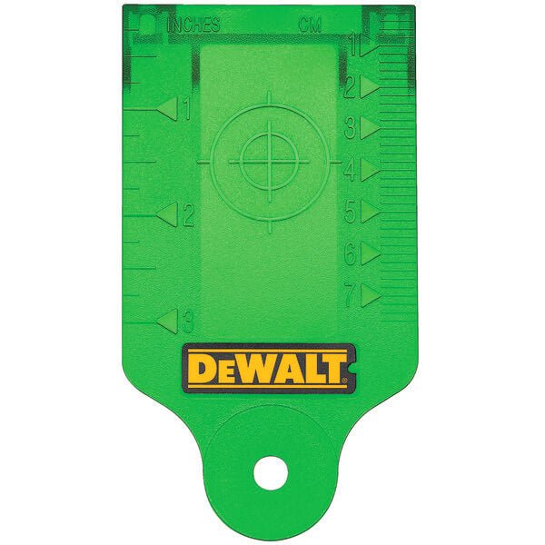DEWALT DW0730G-Green Laser Target Card - Wise Line Tools