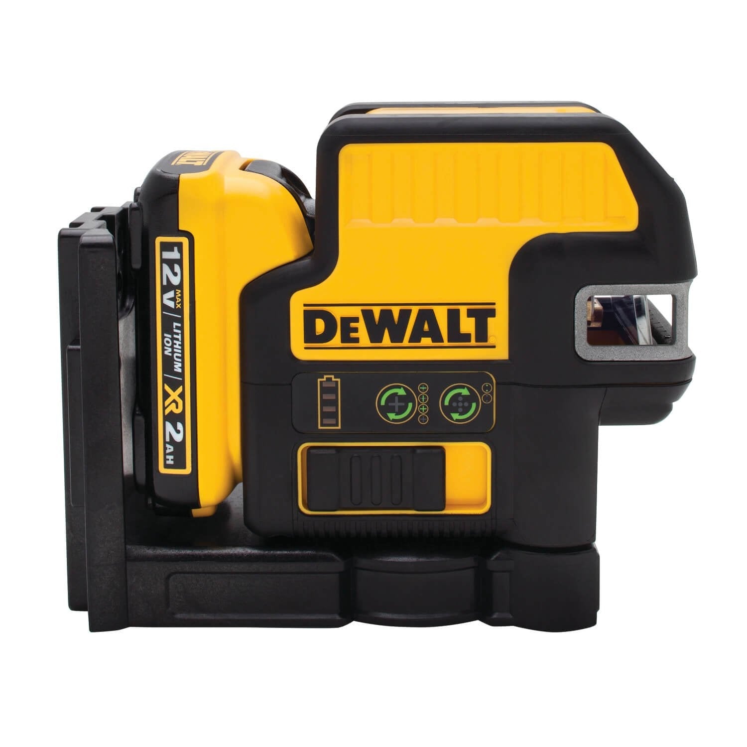 DEWALT DW0822LG-12V Max Line Laser, 2 Spot, Cross Line, Green - Wise Line Tools