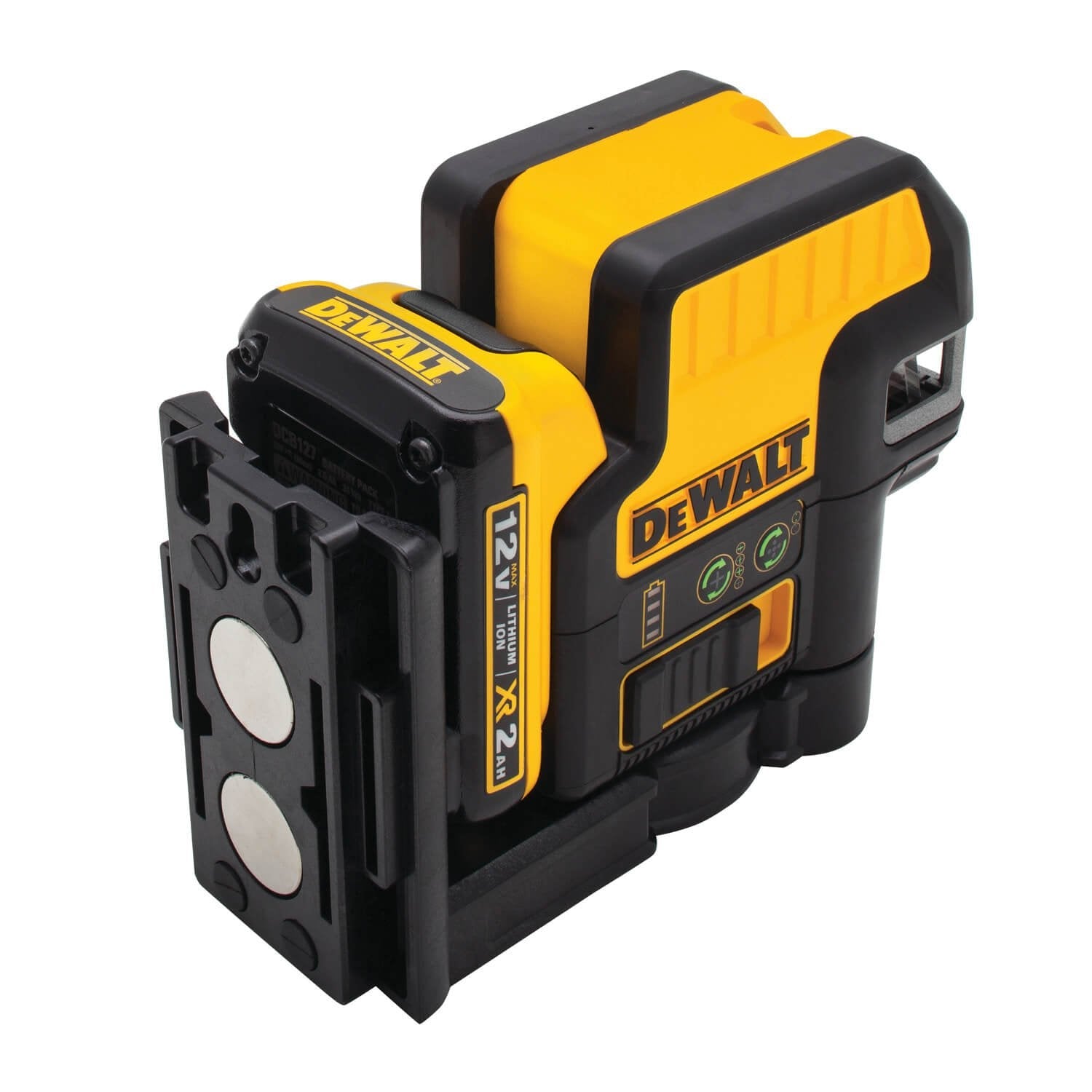 DEWALT DW0822LG-12V Max Line Laser, 2 Spot, Cross Line, Green - Wise Line Tools