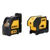 DEWALT DW0883CG-Laser-Wasserwaage, 3 Punkte + Kreuzlinie, Grün, 150 Fuß Reichweite