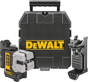 DEWALT DW089K-Line Laser, Self-Leveling, Red, 3-Beam - Wise Line Tools