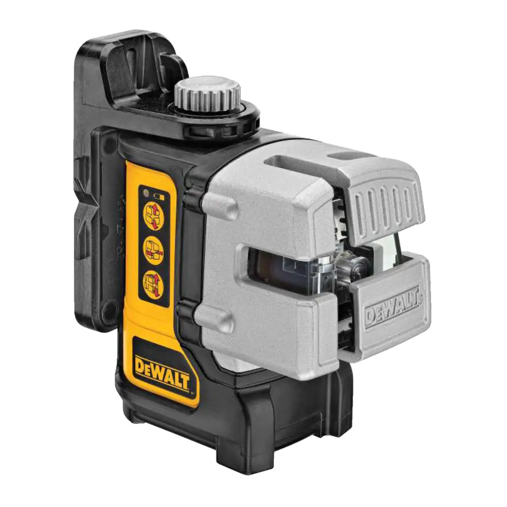 DEWALT DW089K-Line Laser, Self-Leveling, Red, 3-Beam - Wise Line Tools