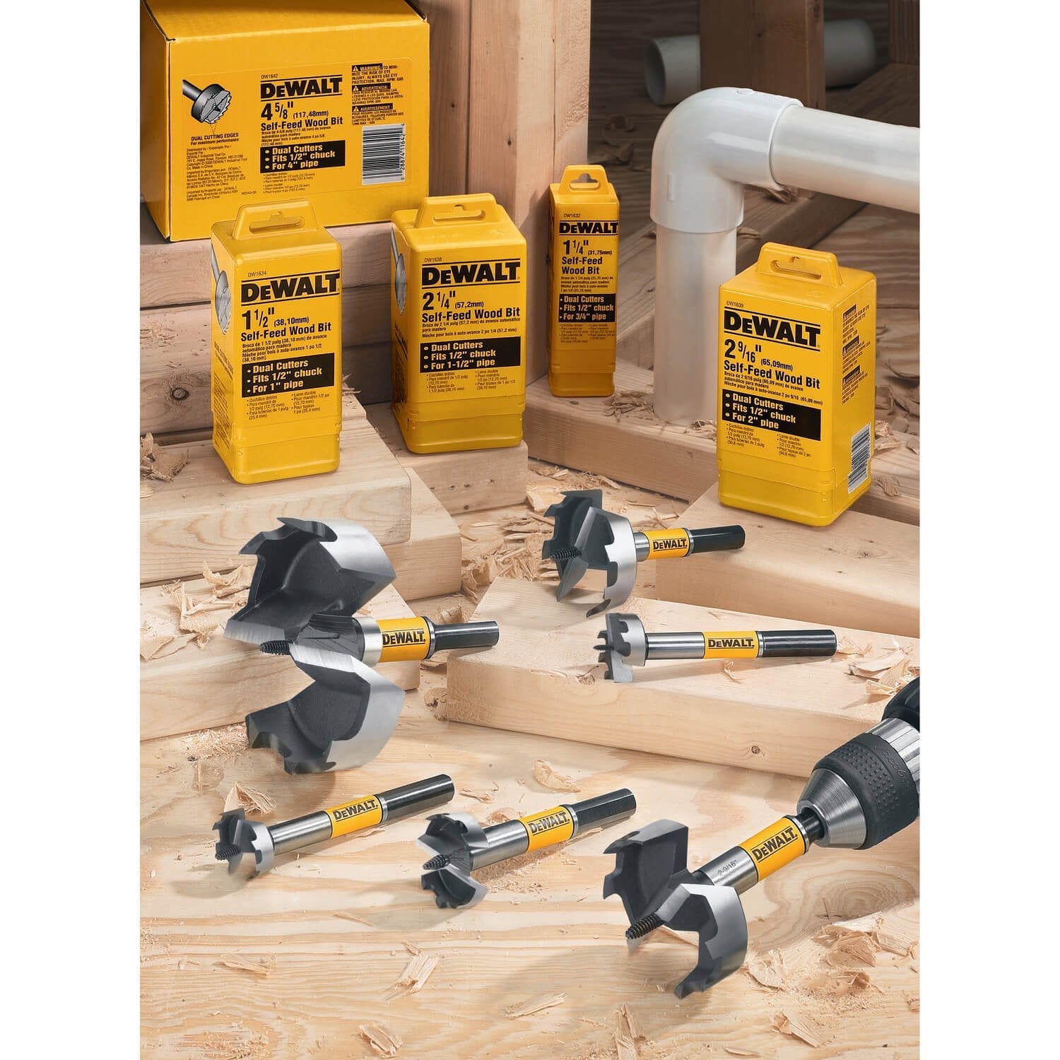 DEWALT DW1630-Drill Bit, Self Feed, 1 Inch - Wise Line Tools