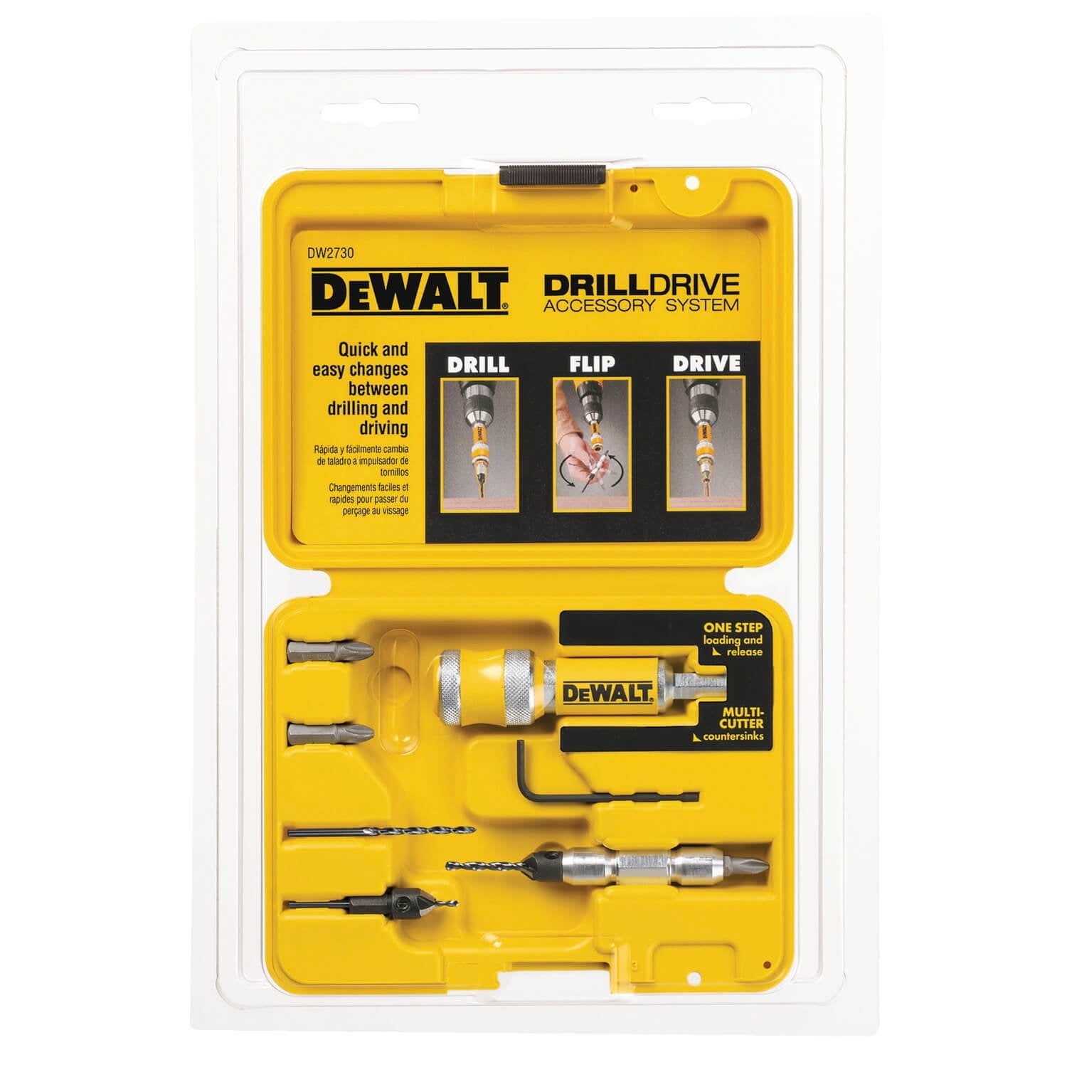 DEWALT DW2730-Driver/Drill Bit Set, Quick Change, 8-Piece - Wise Line Tools