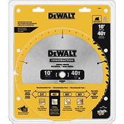 DEWALT DW3114-10-Inch Miter / Table Saw Blade, Atb, Thin Kerf, 5/8-Inch Arbor, 40-Tooth DEWALT