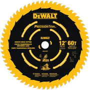 DEWALT DW3216PT-12-Inch Miter Saw Blade, Precision Trim, Atb, Crosscutting, 1-Inch Arbor, Tough Coat Finish, 60-Tooth DEWALT