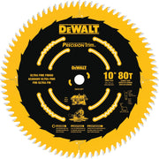 DEWALT DW3218PT-10-Inch 80 Tooth Atb Crosscutting Saw Blade With 5/8-Inch Arbor And Tough Coat Finish DEWALT