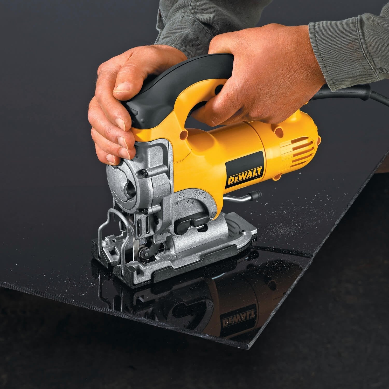DEWALT DW331K-Jig Saw Kit, Top Handle, 6.5-Amp, Corded DEWALT