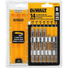 DEWALT DW3742C-Jigsaw Blades Set With Case, T-Shank, 14-Piece