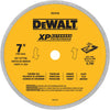 DEWALT DW4760-7-Inch Wet Cutting Continuous Rim Saw Blade With 5/8-Inch Arbor For Ceramic Or Tile,Yellow