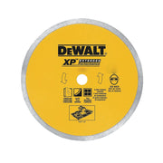 DEWALT DW4761-Diamond Blade For Ceramic Or Tile, Wet Cutting, Continuous Rim, 5/8-Inch Arbor, 10-Inch - Wise Line Tools