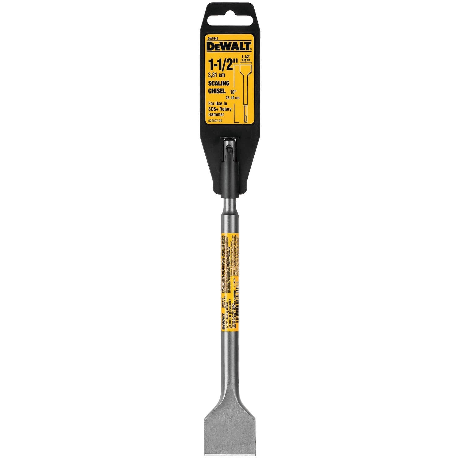 DEWALT DW5349-SDS Plus Chisel, Scaling, 10-Inch - Wise Line Tools
