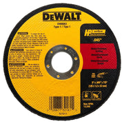 DEWALT DW8063-5-Inch By .045-Inch By 7/8-Inch A60T Abrasive Metal/Inox Cutting Wheel DEWALT