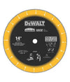 Lame de scie à tronçonner diamantée DEWALT DW8500 de 14 po x 1 po