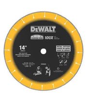 DEWALT DW8500-14-Inch By 1-Inch Diamond Edge Chop Saw Blade - Wise Line Tools
