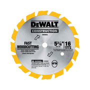 DEWALT DW9055-5-3/8-Inch Circular Saw Blade, Carbide, 16-Tooth - Wise Line Tools