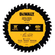 DEWALT DWA11040-10 In Carbide Table Saw Blade 40 Tooth with 5/8 in Arbor (1 Pack) - Wise Line Tools
