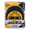 Lames de scie circulaire à table en carbure DEWALT DWA110CMB3-10 po, 60 dents, avec mandrin de 5/8 po (paquet de 3)