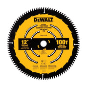 DEWALT DWA112100-12 In Carbide Circular Saw Blade 100 Tooth with 1 in Arbor For Ultra Fine Finishing (1 Pack) - Wise Line Tools