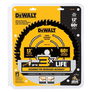 DEWALT DWA11260-12 In Carbide Circular Saw Blade 60 Tooth with 1 in Arbor For Finishing (1 Pack) - Wise Line Tools